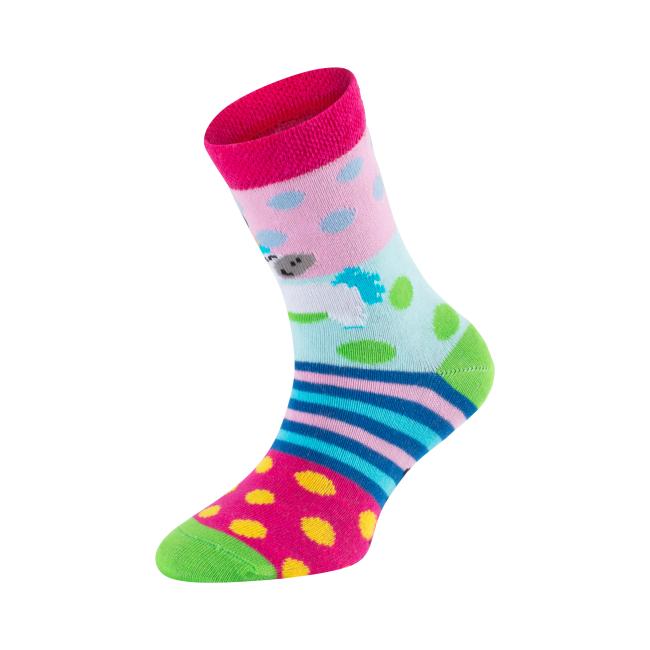 6 Paar TippTexx 24 Kinder Socken Gute Laune Einhorn